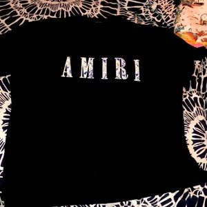 Amiri shirt black L 380 want 250 worn once